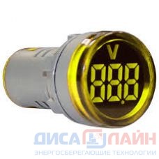 Индикатор напряжения AD22-RV AC 50-500В желтый ЭНЕРГИЯ